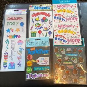 Scrapbooking stickers and embellishments NWT price drop